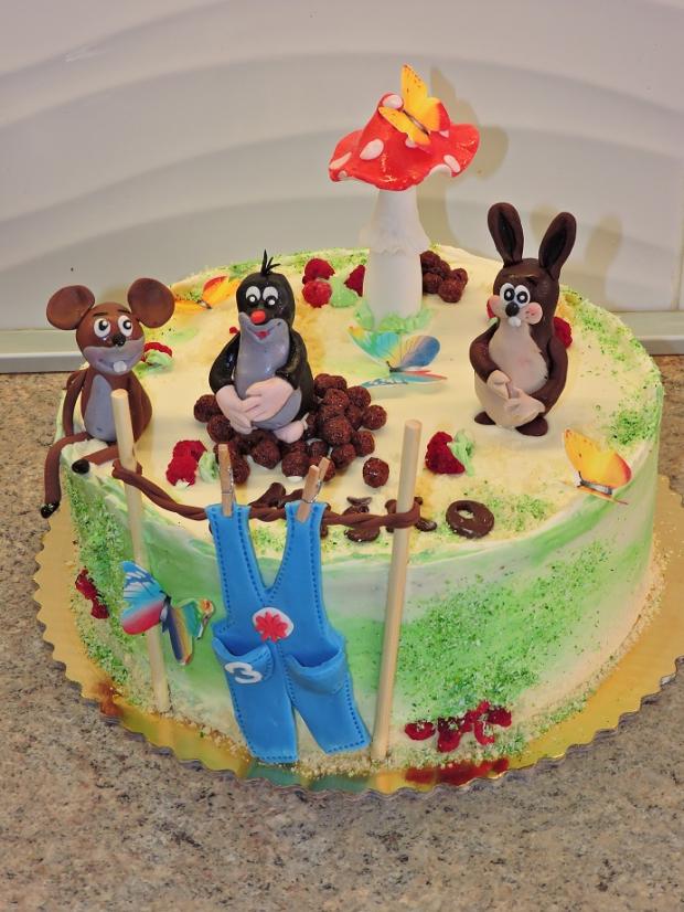 krtko, torta, Rozprávkové torty, Obertová Mária, 1
