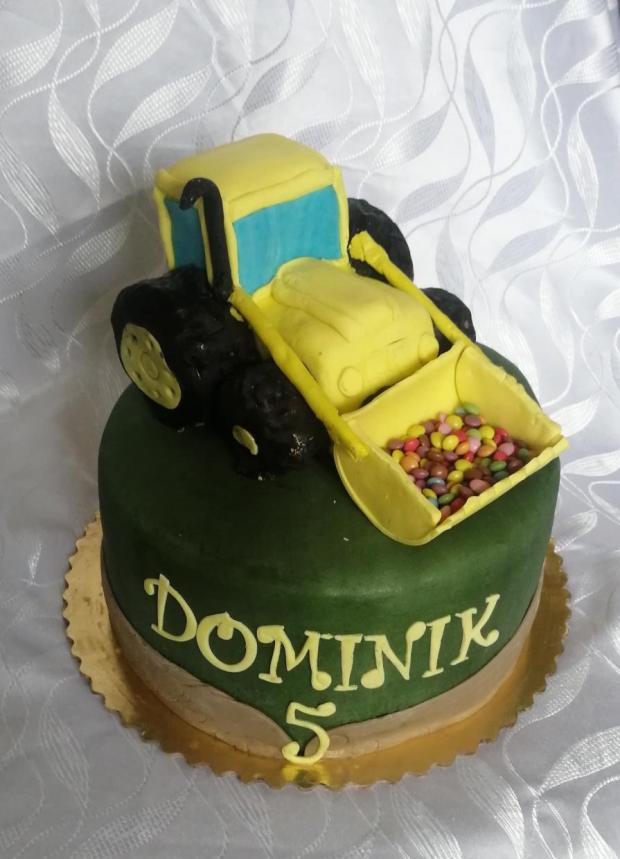 Narodeninová s bagrom , torta, Torty autíčka, vláčiky, Mariolka, 1