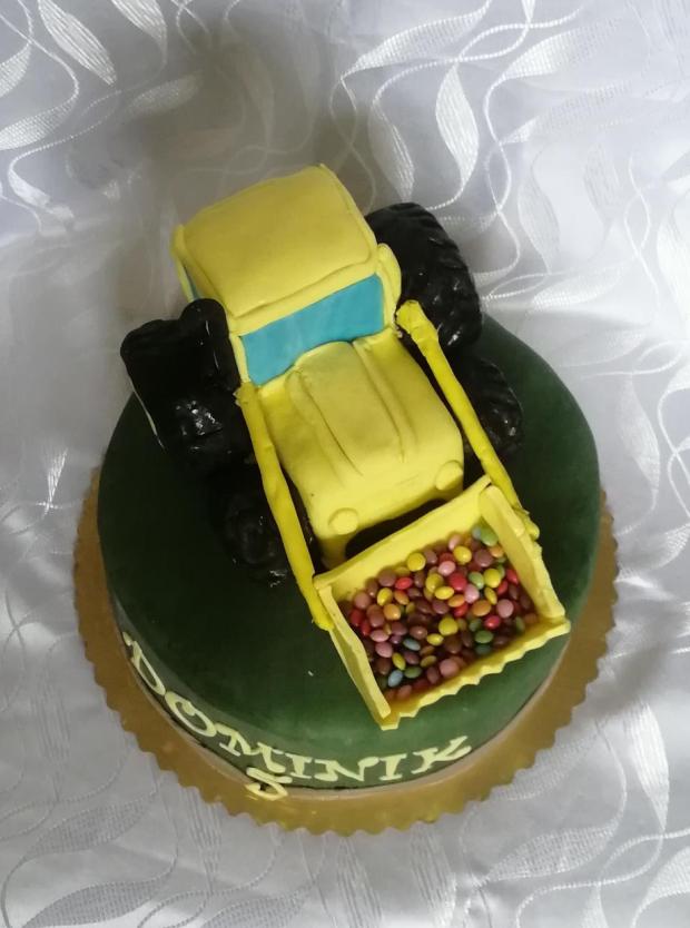 Narodeninová s bagrom , torta, Torty autíčka, vláčiky, Mariolka, 2