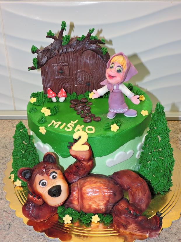 máša, torta, Rozprávkové torty, Obertová Mária, 1