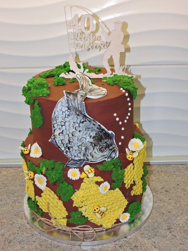 rybár včelár, torta, Narodeninové torty, Obertová Mária, 1