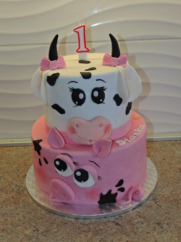 zvieracia, torta, Torty so zvieratkami, Obertová Mária, 1