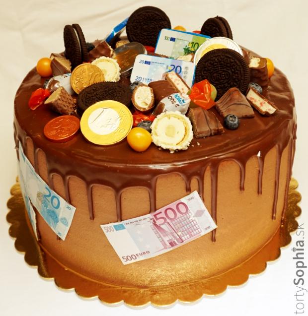 K narodeninám, torta, Drip torty, tortysophia.sk, 1