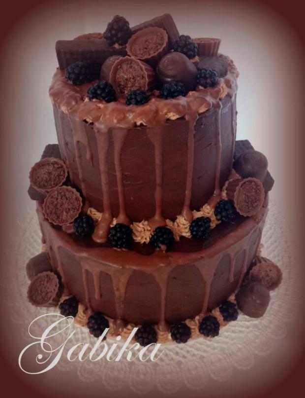 čokoládová, torta, Čokoládové torty, Gabika.R, 1