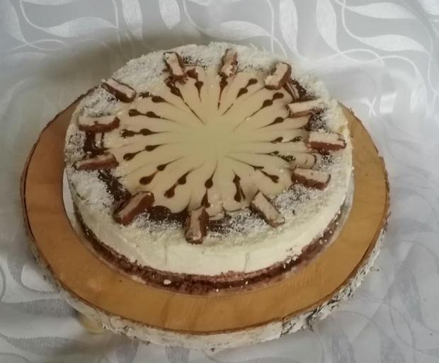 Kokosový cheesecake, torta, Zákusky, Mariolka, 2