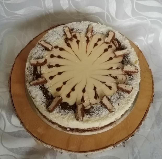 Kokosový cheesecake, torta, Zákusky, Mariolka, 1