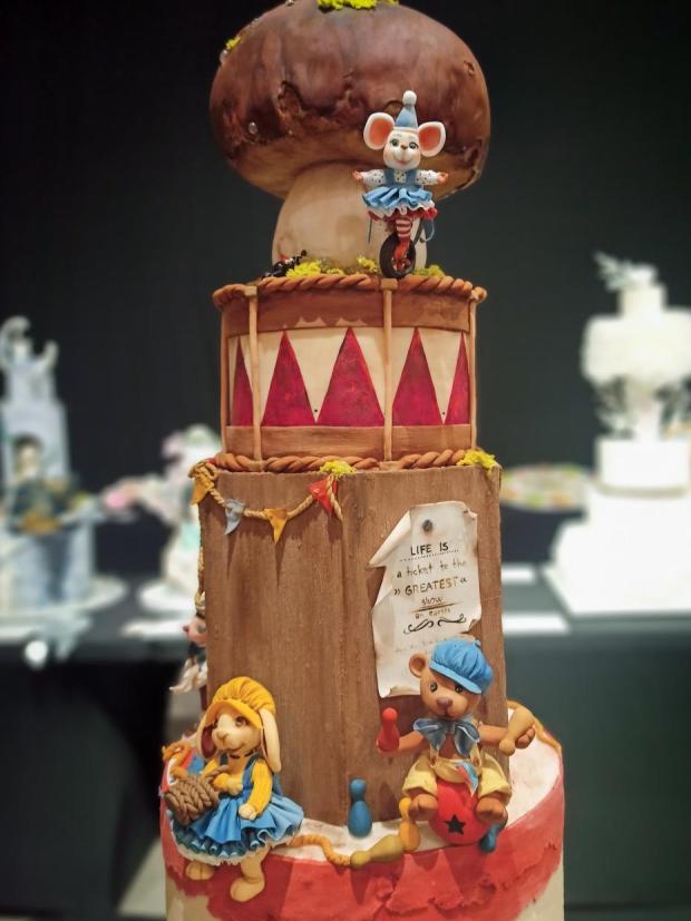 Lesný cirkus, torta, Rozprávkové torty, AM torty, 4