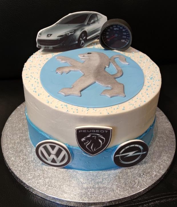 Peugeot, torta, Ostané torty pre deti, KSlavka, 1