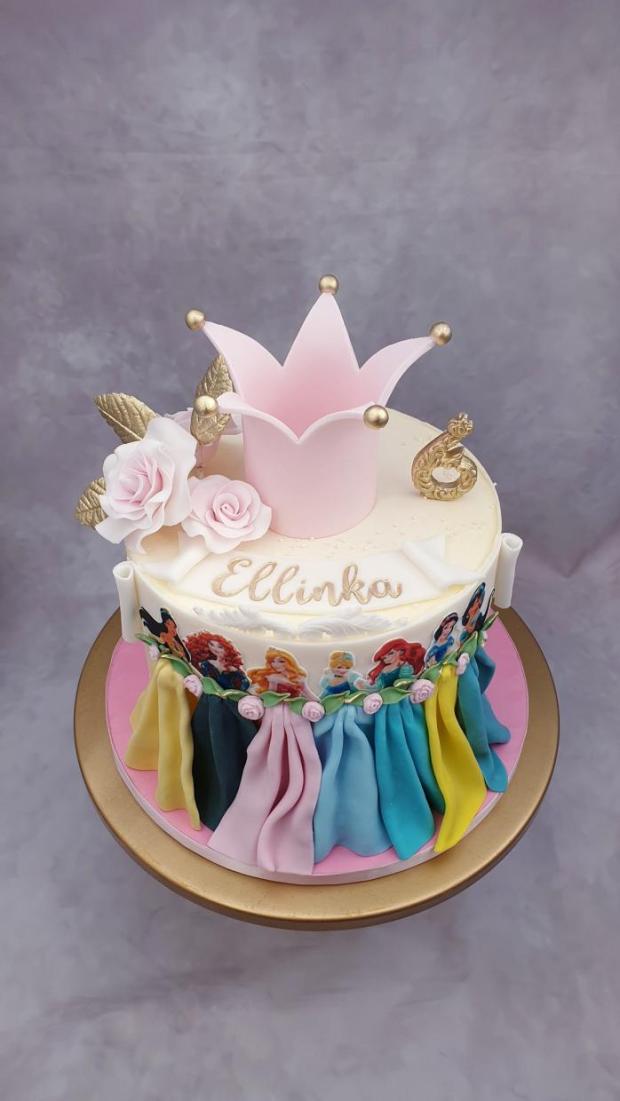 Princezné, torta, Narodeninové torty, Miriam 17, 2