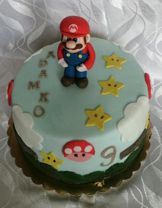 Super Mário , torta, Ostané torty pre deti, Mariolka, 2