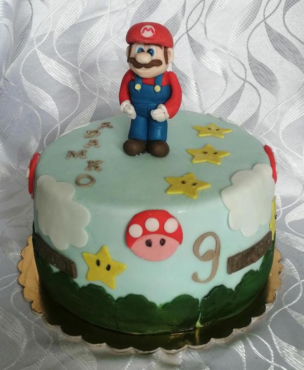 Super Mário , torta, Ostané torty pre deti, Mariolka, 3