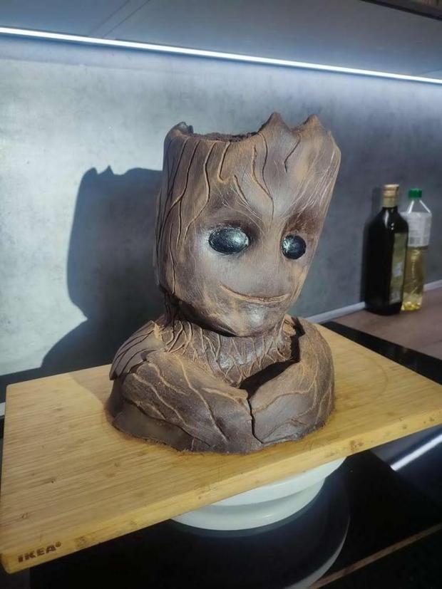 Baby Groot, torta, Narodeninové torty, Surdy, 3
