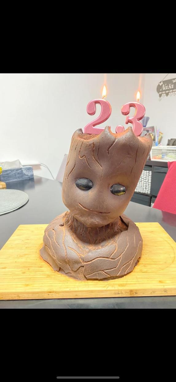 Baby Groot, torta, Narodeninové torty, Surdy, 5
