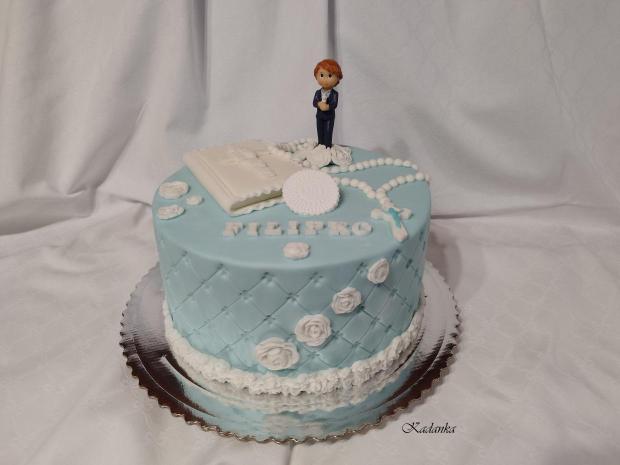 PSP pre chlapčeka, torta, Torty na cirkevné sviatky, Kadanka, 1