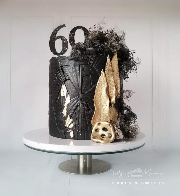 Čierna elegancia , torta, Narodeninové torty, Manu Sinoj, 1