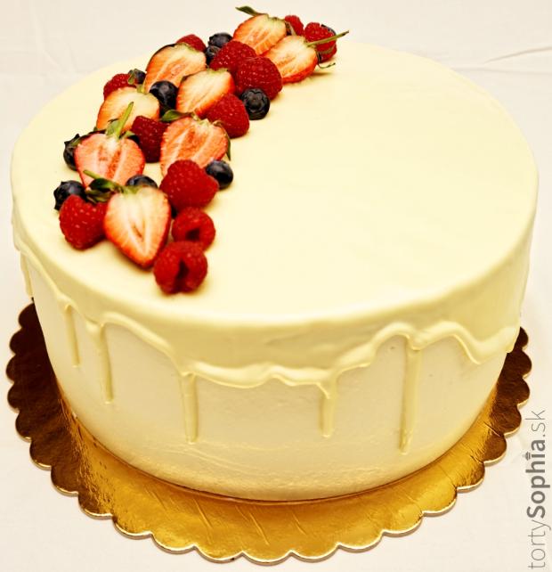 K výročiu, torta, Drip torty, tortysophia.sk, 1