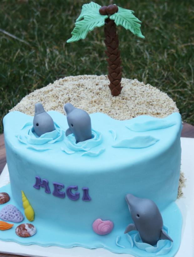 Delfiny, torta, Torty so zvieratkami, Spagi, 1