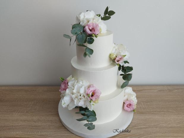 Svadobná polonahá tortička na želanie, torta, Nahé torty, Kadanka, 2