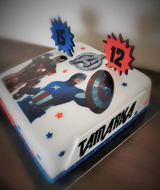 Avengers , torta, Narodeninové torty, zinka16, 3