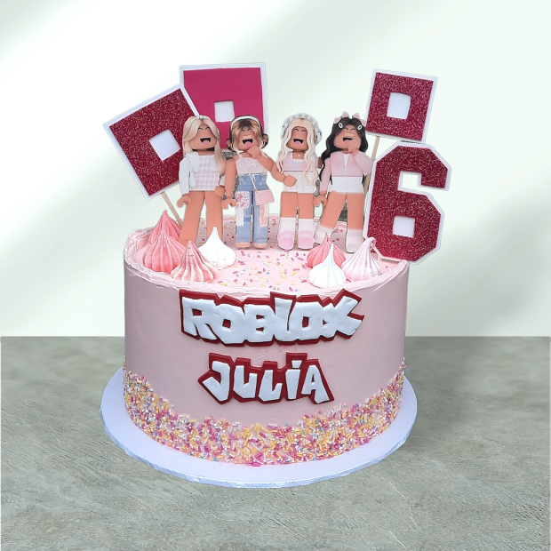 Roblox dievčenská torta 🎂, torta, Torty pre dievčatá, Julie's Cakes, 1