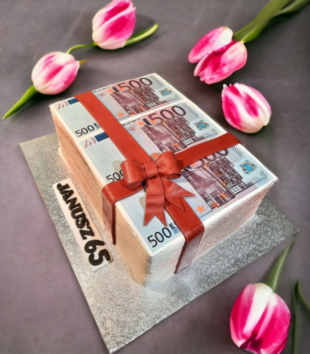 Balík plný peňazí 😁💶, torta, Narodeninové torty, Julie's Cakes, 1
