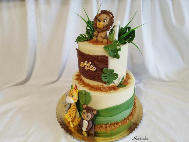 K prvému rôčku Zvieratká z džungle, torta, Torty so zvieratkami, Kadanka, 3