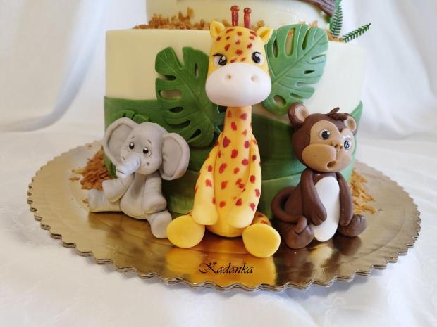 K prvému rôčku Zvieratká z džungle, torta, Torty so zvieratkami, Kadanka, 5