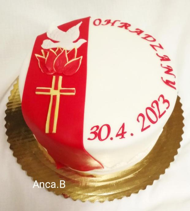 Sviatosť birmovania , torta, Torty na cirkevné sviatky, Anca.B, 1