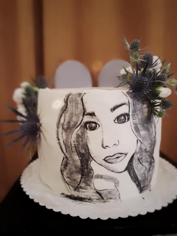 Maľovaná torta, torta, Narodeninové torty, Martina Kureková, 1