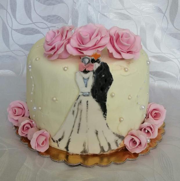 Svadobná netradičná... , torta, Svadobné torty, Mariolka, 1