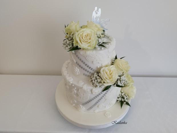 Svadobná na želanie , torta, Svadobné torty, Kadanka, 3