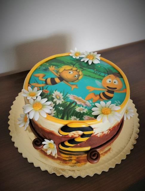 Včielka Maja , torta, Rozprávkové torty Včielka Maja , torta, Rozprávkové torty, zinka16, 1