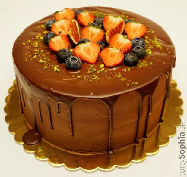 K narodeninám, torta, Drip torty, tortysophia.sk, 1