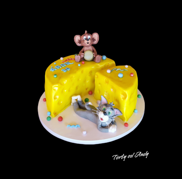 Tom a Jerry , torta, Rozprávkové torty, andy611, 1