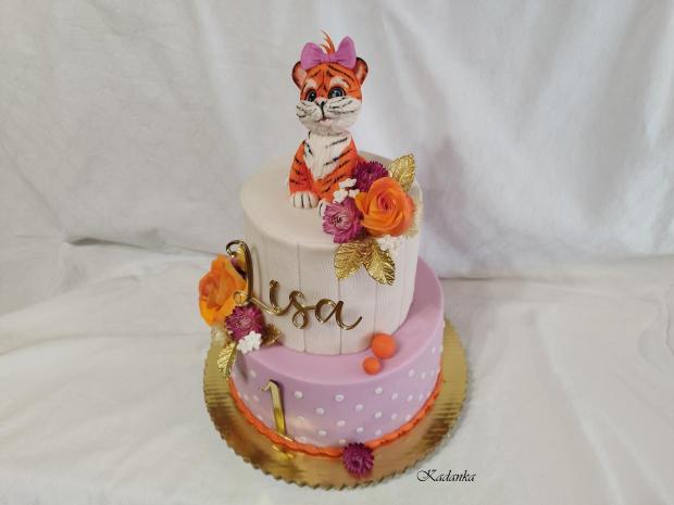 Hhravé tigrie mláďatko na želanie, torta, Torty so zvieratkami Hhravé tigrie mláďatko na želanie, torta, Torty so zvieratkami, Kadanka, 3