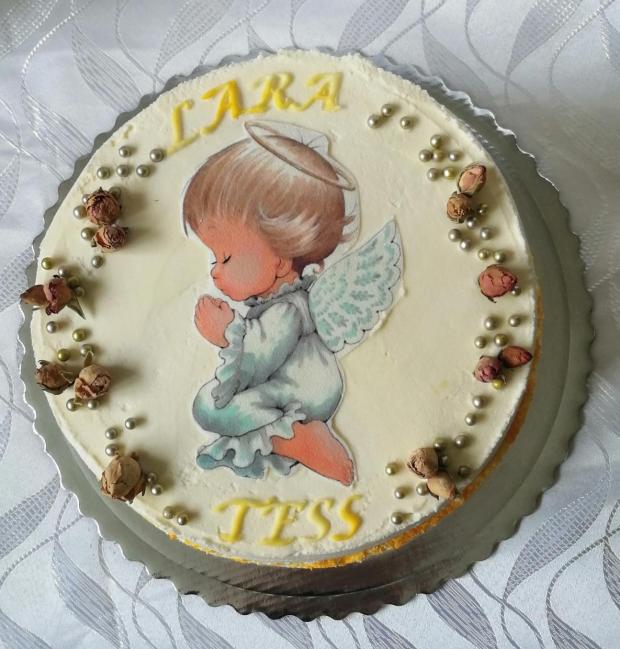 Na krst... , torta, Torty na krstiny, Mariolka, 1