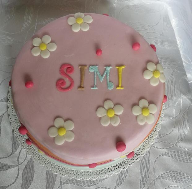 Farebná pre Simonku , torta, Ostané torty pre deti, Mariolka, 1