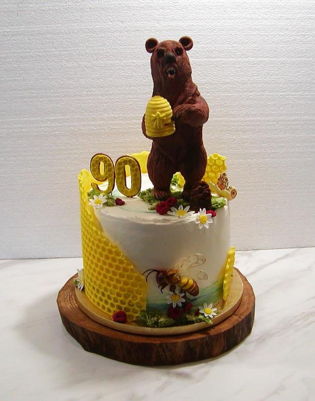 Torta k narodeninám pre včelára, torta, Narodeninové torty Torta k narodeninám pre včelára, torta, Narodeninové torty, babina 555, 1