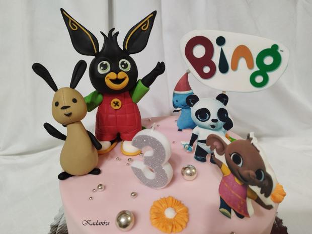 Bing Bunny , Flop a jeho priatelia , torta, Ozdoby na torty, Kadanka, 1