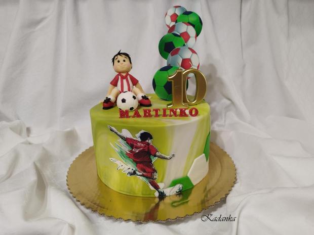 Pre fanúšika futbalu, futbalová❤, torta, Športové torty, Kadanka, 1