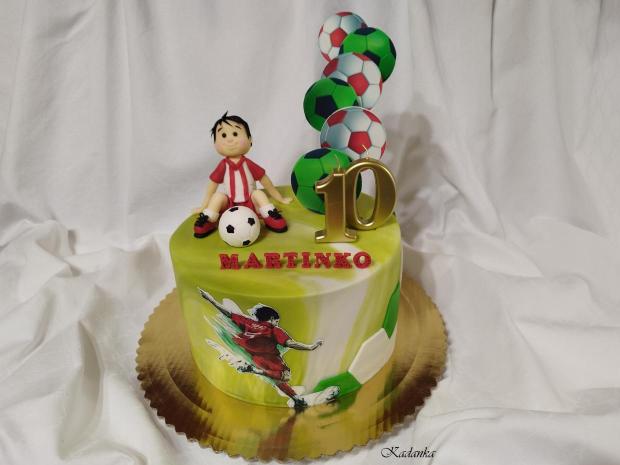 Pre fanúšika futbalu, futbalová❤, torta, Športové torty, Kadanka, 2