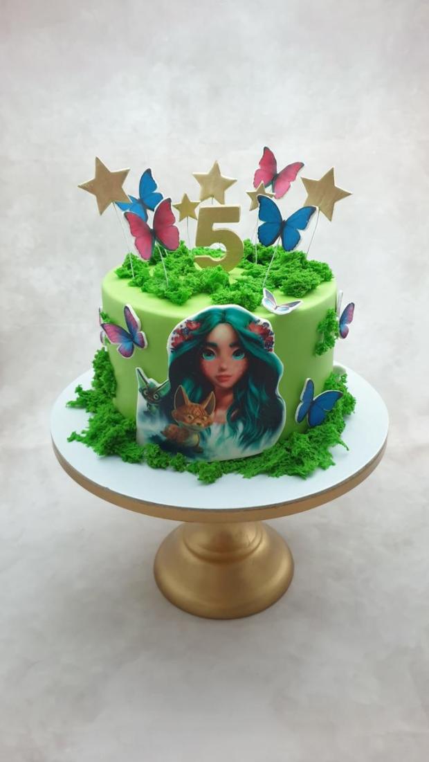 Mavka strážkyňa lesa, torta, Narodeninové torty, Miriam 17, 1