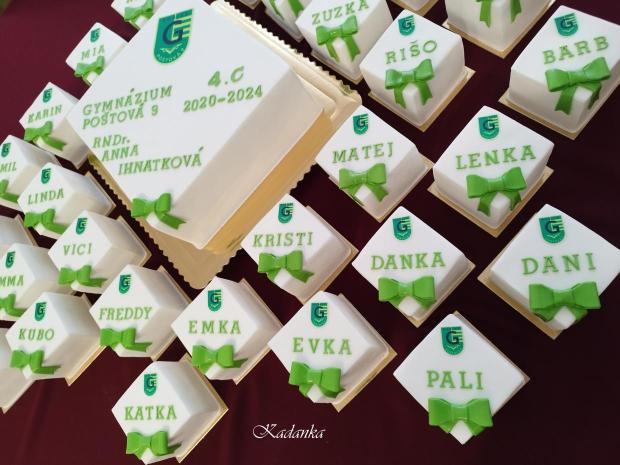 Tortičky na stužkovú slávnosť , torta, Torty - škola, stužková, Kadanka, 4