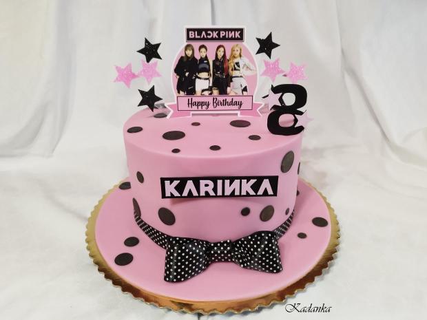 Pre Karinku BLACKPINK❤, torta, Torty pre dievčatá, Kadanka, 1