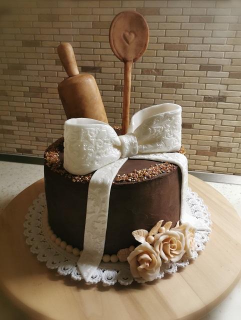 Narodeninová pre kuchárku, torta, Čokoládové torty Narodeninová pre kuchárku, torta, Čokoládové torty, zinka16, 1