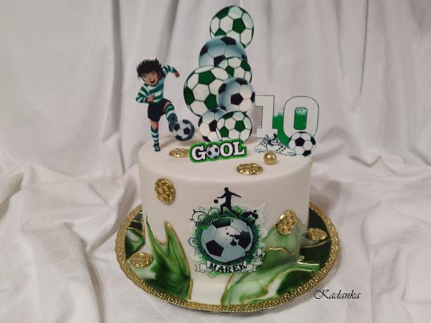 Futbalová tortička pre Mareka❤, torta, Športové torty, Kadanka, 1
