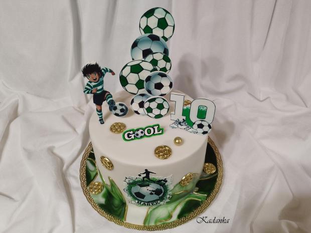 Futbalová tortička pre Mareka❤, torta, Športové torty, Kadanka, 4