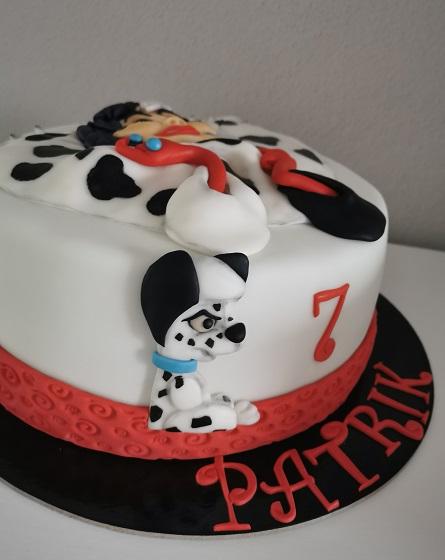Cruella zo 101 dalmatíncov, torta, Rozprávkové torty Cruella zo 101 dalmatíncov, torta, Rozprávkové torty, zinka16, 2