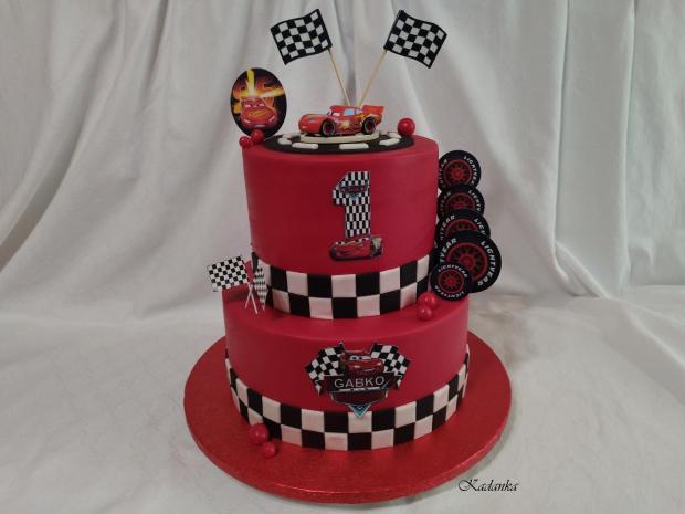 Tortička k prvému rôčku Blesk Mcqueen Blesk Mcqueen Cars Cake ❤, torta, Torty autíčka, vláčiky, Kadanka, 4