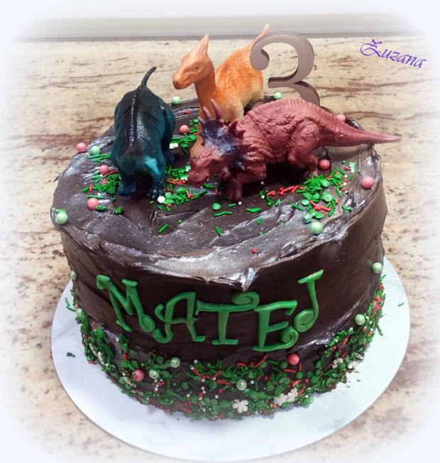 Jurský park, torta, Čokoládové torty, zana, 1